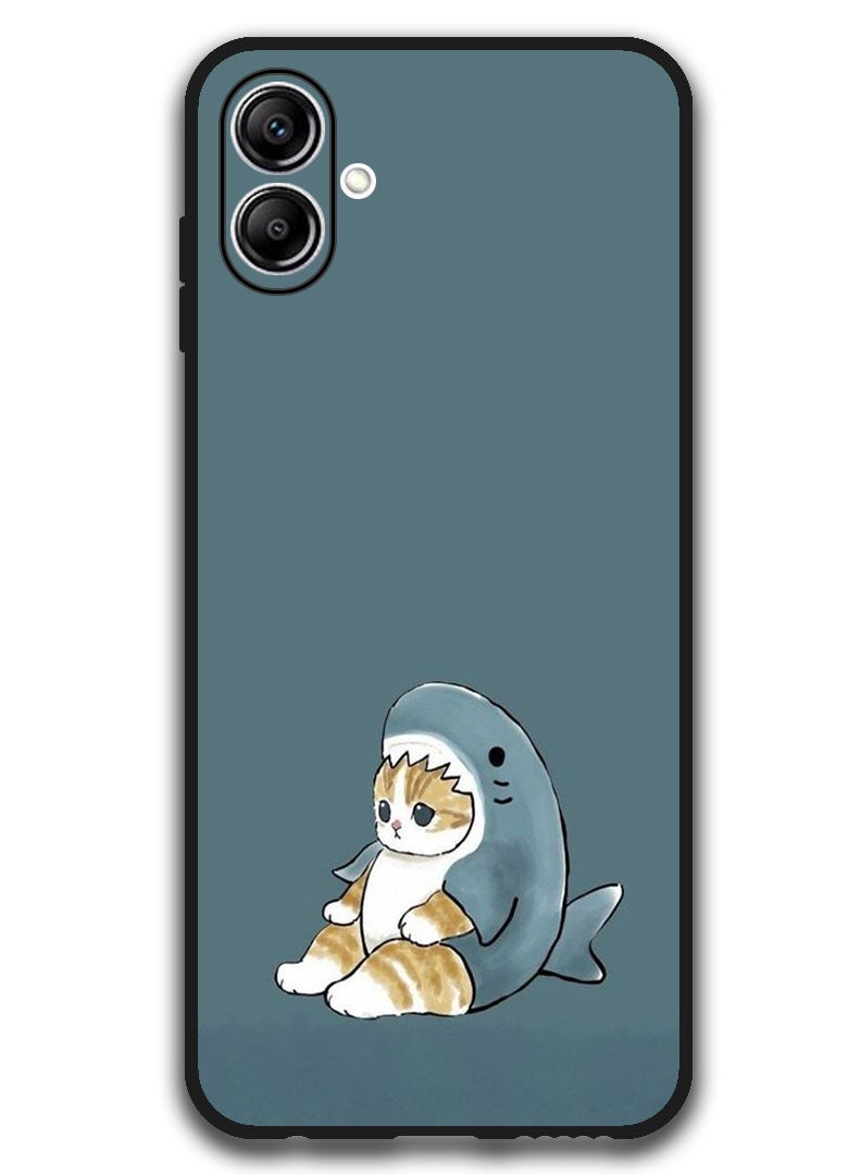 Theodor Protective Case Anti Scratch Shock Proof Bumper Cover For Samsung Galaxy A06 Cat and fish - Image 1