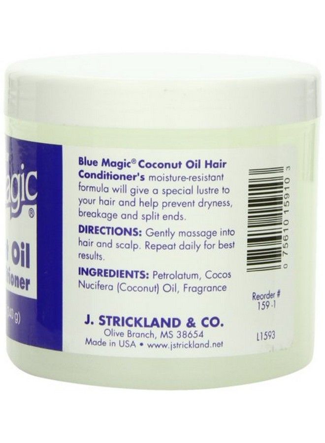 BLUE MAGIC Coconut Oil Hair Conditioner 12 Oz (Pack Of 1) - Image 4
