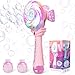 Britik Bubble Wands for Kids Age 48 Windmill Light Up Automatic Bubble Machine Rechargeable With 2 Bubble Solution Outdoor Party Birthday Toys for Toddlers Gift for 3 4 5 6 7 8 Year Old Girls Pink - Image 2