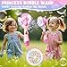 Britik Bubble Wands for Kids Age 48 Windmill Light Up Automatic Bubble Machine Rechargeable With 2 Bubble Solution Outdoor Party Birthday Toys for Toddlers Gift for 3 4 5 6 7 8 Year Old Girls Pink - Image 4
