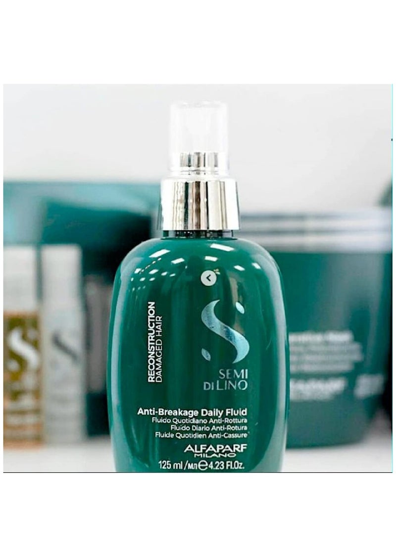 Alfaparf Milano Semi Di Lino Reconstruction Reparative Anti-Breakage Daily Fluid 125ml - Image 2