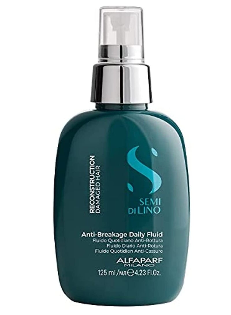 Alfaparf Milano Semi Di Lino Reconstruction Reparative Anti-Breakage Daily Fluid 125ml - Image 1