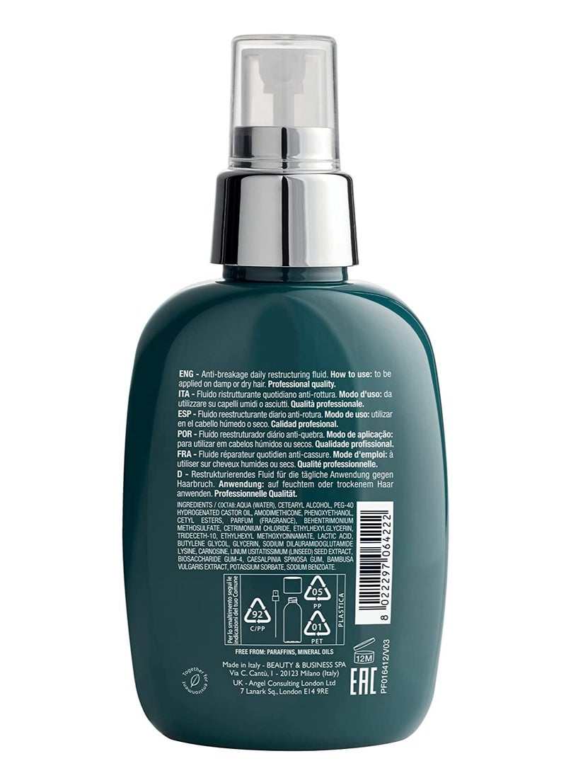 Alfaparf Milano Semi Di Lino Reconstruction Reparative Anti-Breakage Daily Fluid 125ml - Image 3
