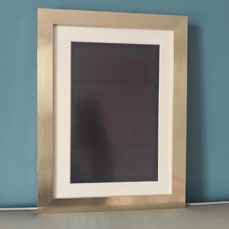 2-Piece Flip Storage Picture Frame Kids Art Frames Children'S Magnetic Decorative Po Frame Wooden Picture Frame - Image 1