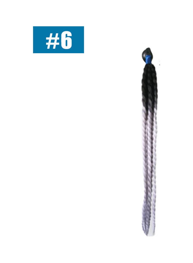 نيبمينينت Gradient Decoration Retro Braid For Motorbike Helmet