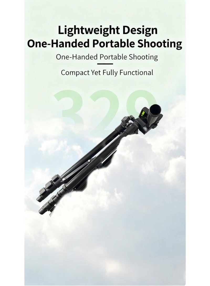 1.5m Tripod, SLR Tripod, Mobile Phone Live Streaming Photography Telescope Stand, Aluminum Alloy Portable Camera Tripod - Image 5