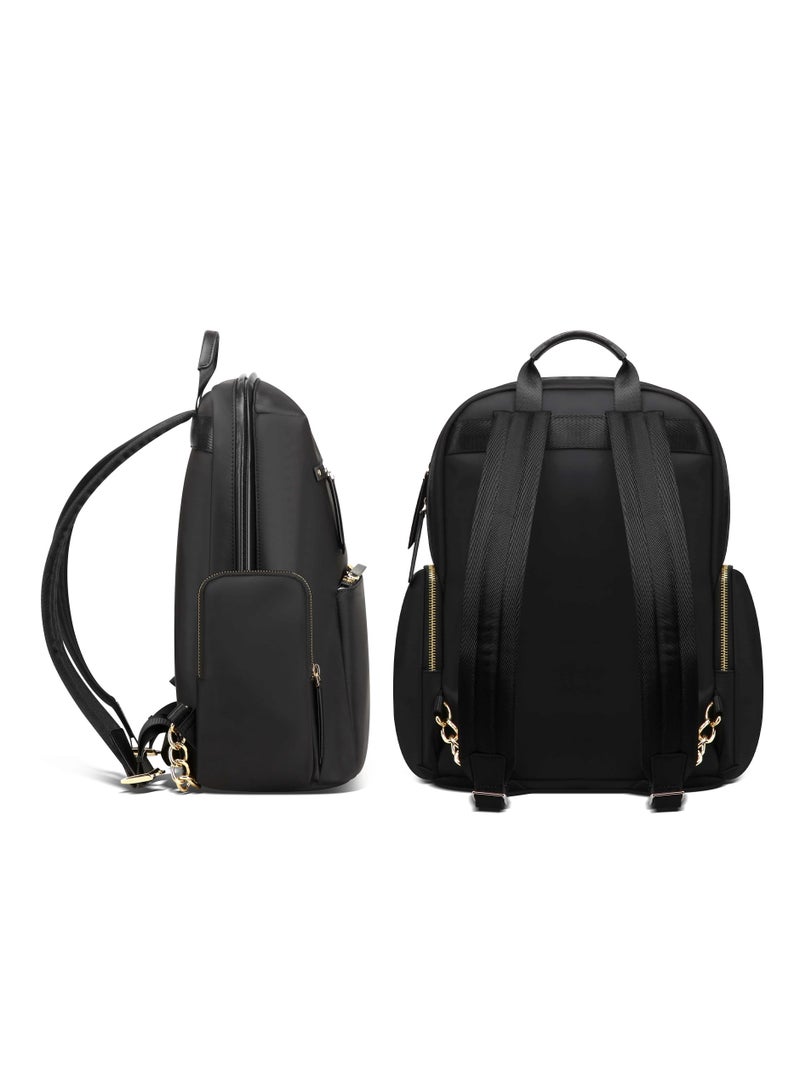 Bopai Professional Business Laptop Backpack Unisex Travel School College Daypack with Water Resistant Design BO-LB121 Black - Image 2