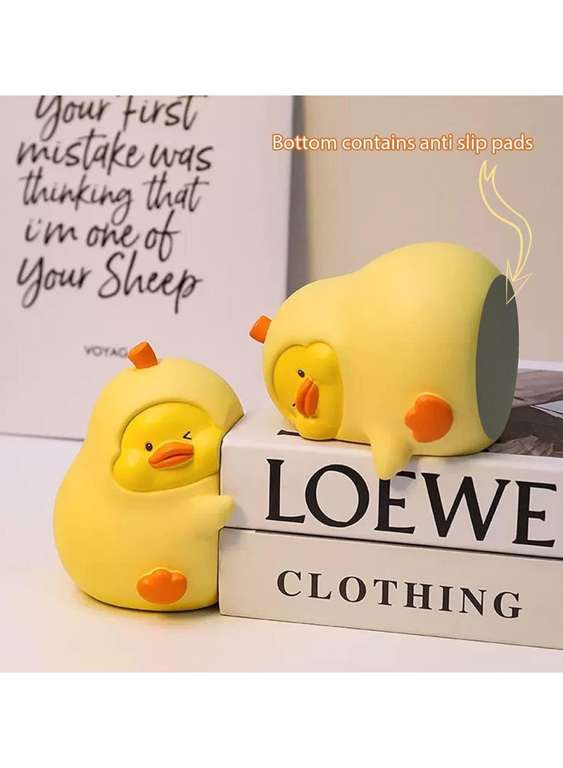 general Bookends - 2 Piece Decorative Bookends, Cute Yellow Duck Bookends, Kids Room Book Plugs - Image 4