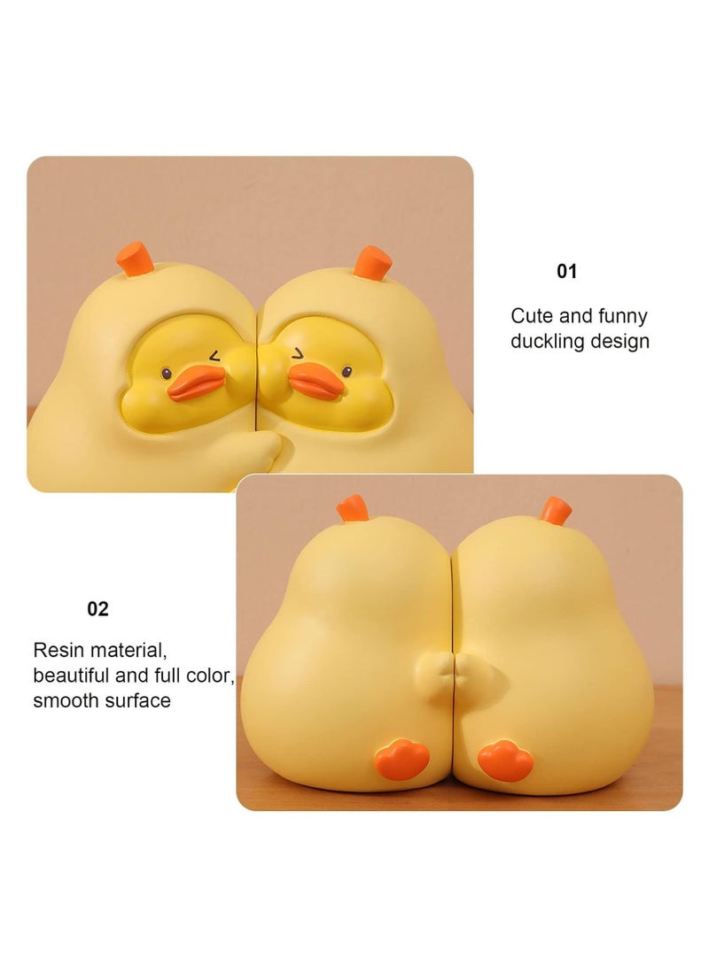 general Bookends - 2 Piece Decorative Bookends, Cute Yellow Duck Bookends, Kids Room Book Plugs - Image 5