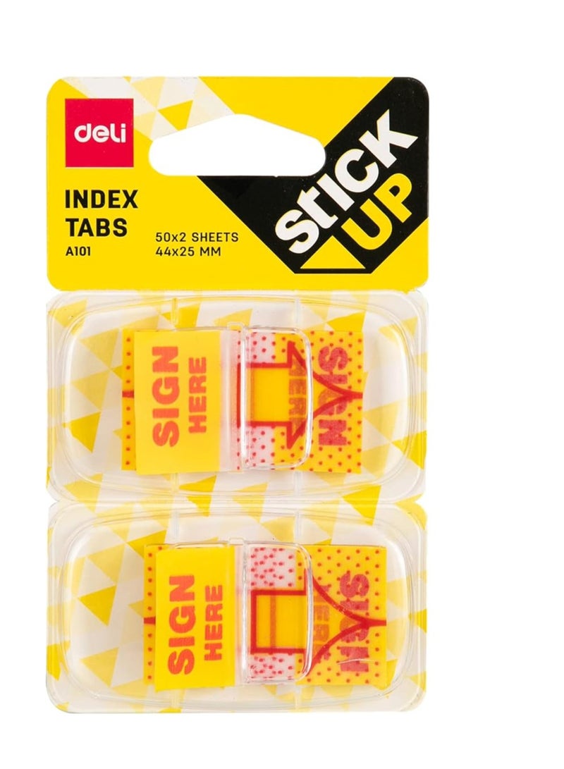 ديلي علامات تبويب الفهرس من ديلي EA10101، مجموعة من 100 ورقة - Image 1