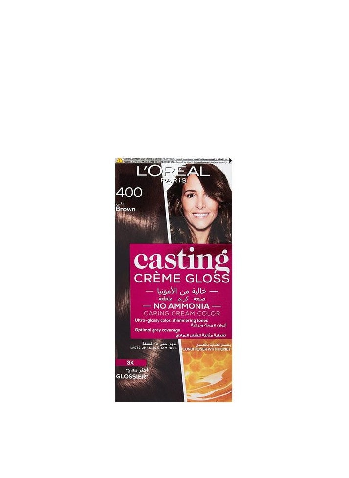 L'OREAL PARIS_PF L'Oreal Ammonia Free Soothing Hair Color Brown 400  - Image 1