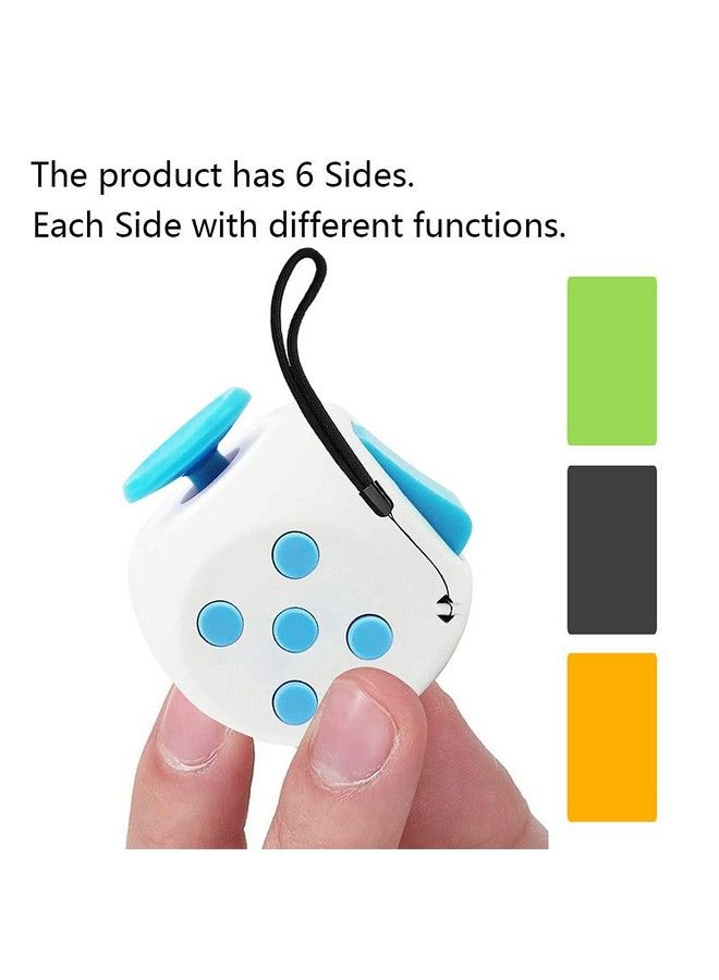 Fidget Cube For Teen Fidget Cube Adhd Fidget Cube Fidget Twisty Cube (Blue)
