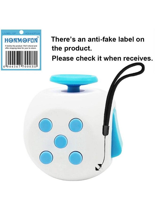 Fidget Cube For Teen Fidget Cube Adhd Fidget Cube Fidget Twisty Cube (Blue)