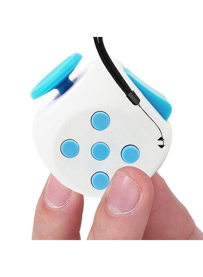 Fidget Cube For Teen Fidget Cube Adhd Fidget Cube Fidget Twisty Cube (Blue)