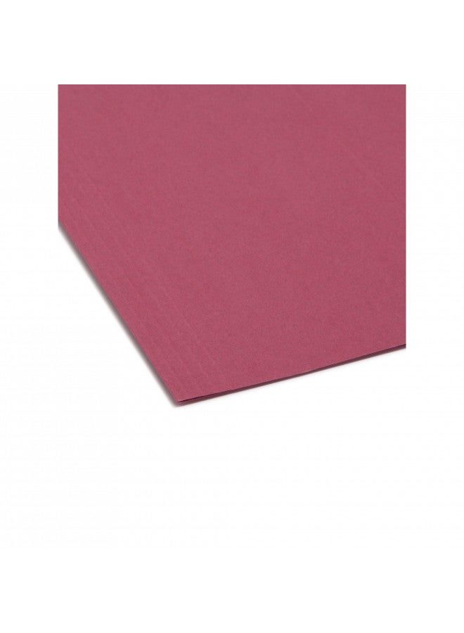 Smead Colored Hanging File Folder with Tab, 1/5-Cut Adjustable Tab, Letter Size, Assorted Jewel Tone Colors, 25 per Box (64056) - Image 4