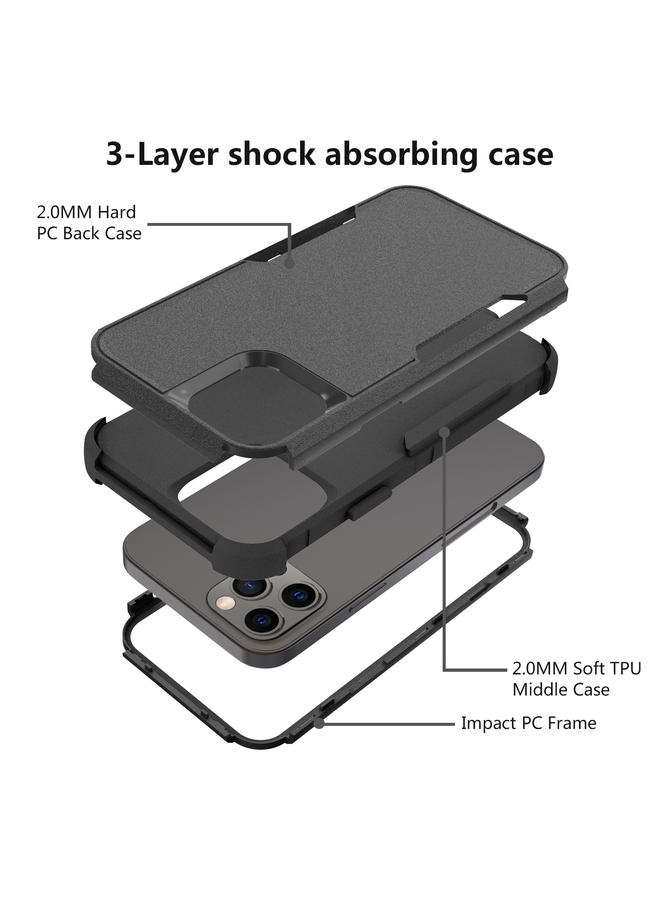 اس-توب جراب لهاتف iPhone 14 Pro Max Commuter مقاوم للصدمات مصنوع من مادة TPU + PC - Image 5