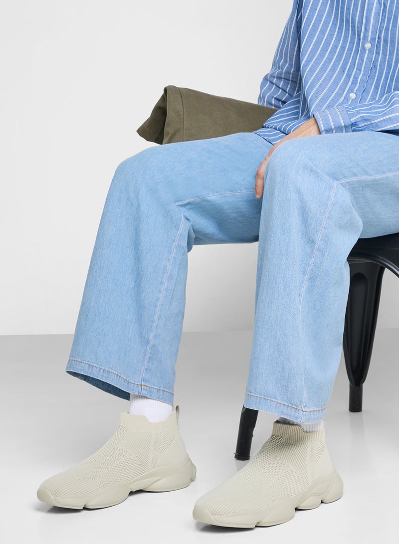 Seventy Five Casual Knitted Pull On Sneakers  - Image 1