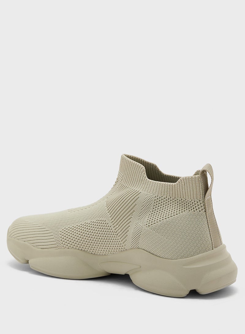 Seventy Five Casual Knitted Pull On Sneakers  - Image 3