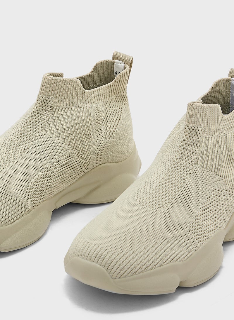 Seventy Five Casual Knitted Pull On Sneakers  - Image 4