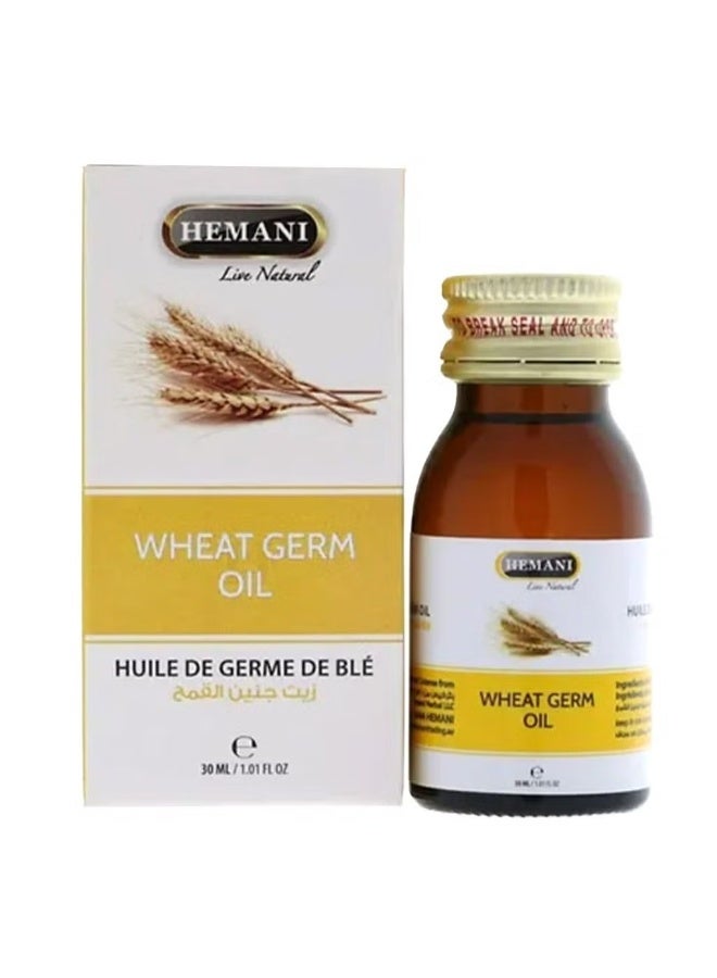HEMANI Wheat Germ Oil Natural Moisturising Oil 30ml for Hair Skin & Body Massage Lightweight Daily Care Oil - Image 2