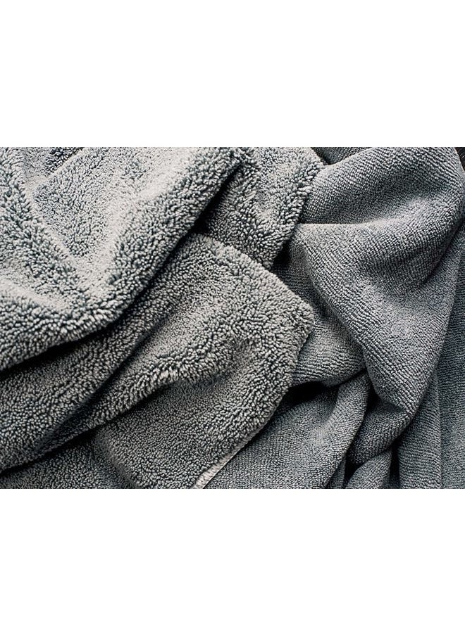 Wooflinen - Microfiber Pet Bath Towel, 2-Pack, Ultra-Absorbent, Double Density, Machine Washable for Dogs and Cats - Image 1