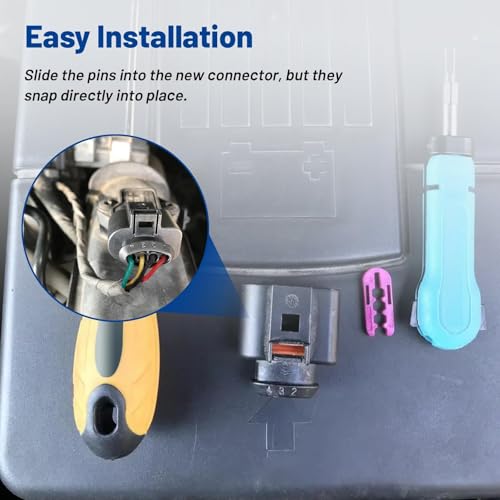 Anina 4PCS Ignition Coil Connector 4Pin Harness Wiring Plug Pigtail Compatible with Volkswagen VW & Audi 1.8T, 2.0T, 2.5L, 3.2L, 4.2L - Image 5