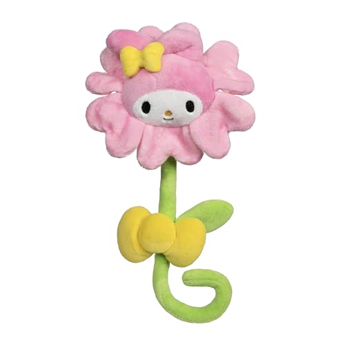 Jazwares Hello Kitty and Friends 14-inch My Melody Pink Plush Special Occasion Flower with a Bendable Stem - Giftable Packaging - Officially Licensed - Ages 6+ - Image 1