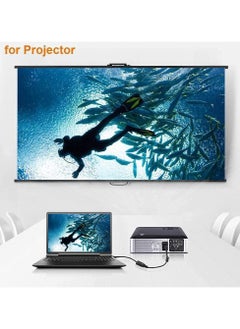 LEDIN HDMI to VGA Adapter HD HDMI VGA Male HDMI to VGA Female Converter for PC, Monitor,Projector,HDTV- 1 pc  - Image 5