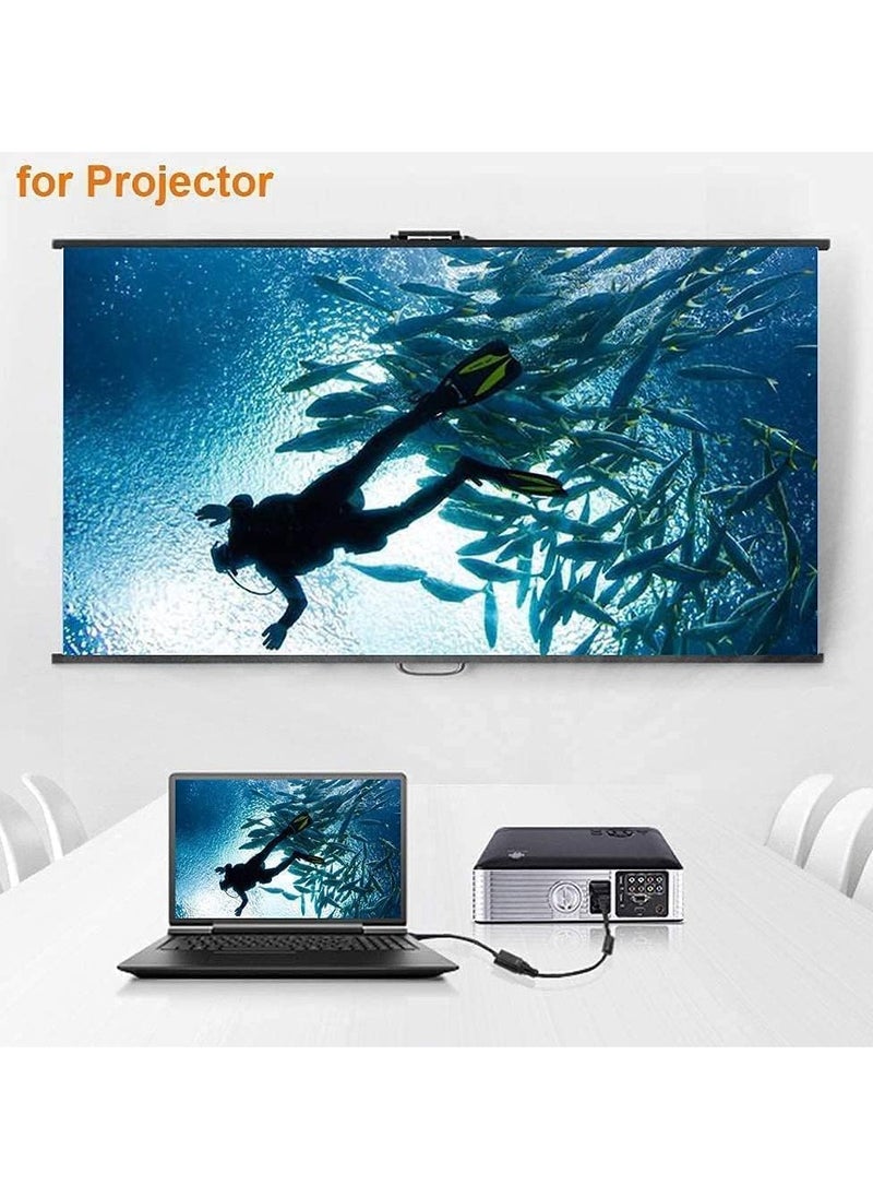 LEDIN HDMI to VGA Adapter HD HDMI VGA Male HDMI to VGA Female Converter for PC, Monitor,Projector,HDTV- 1 pc  - Image 5