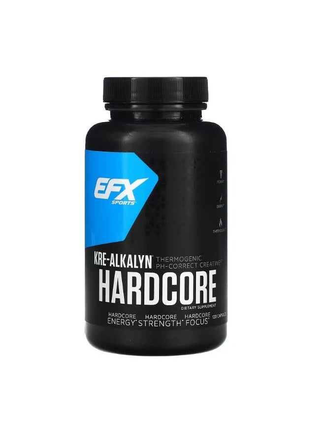 EFX SPORTS Kre Alkalyn Hardcore 120 Capsules  - Image 1