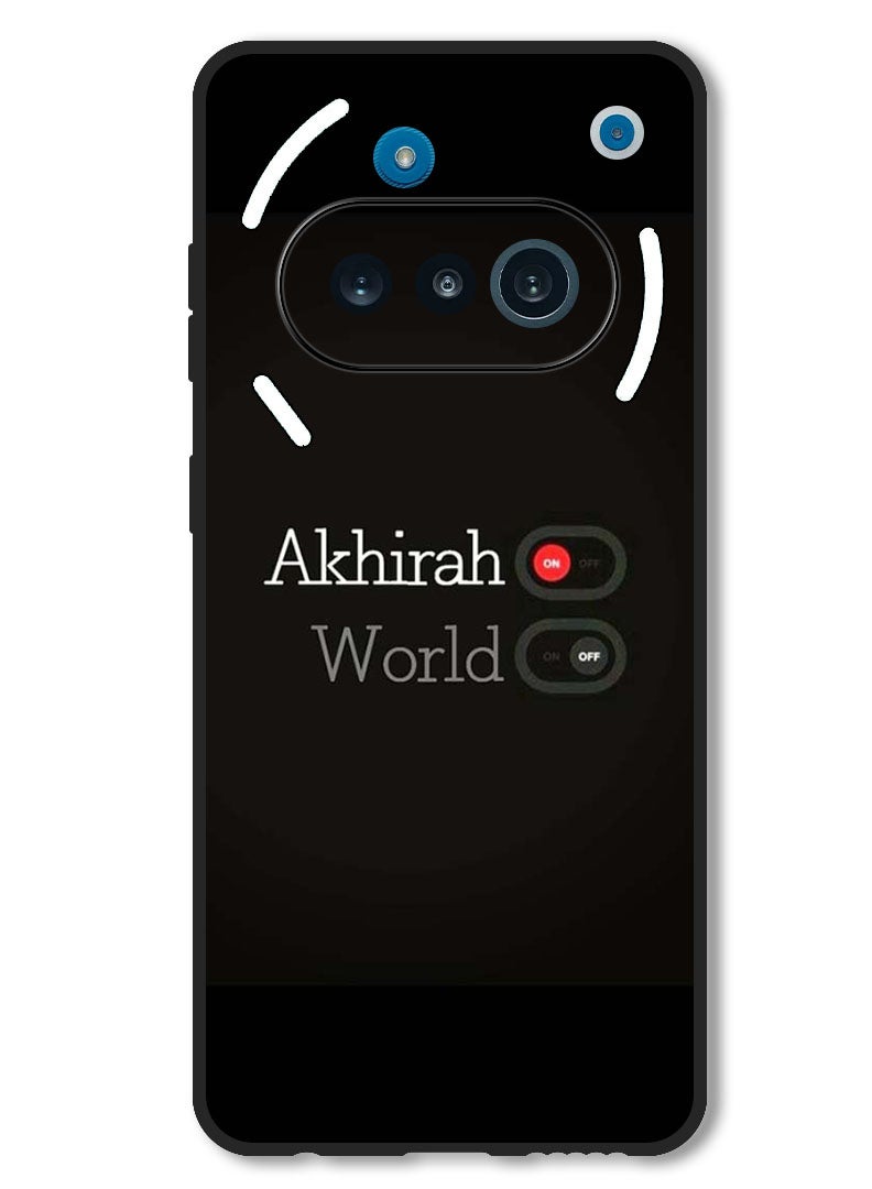 Theodor Case Compatible with Nothing Phone 3a Protection Shockproof Bumper Cover Arab quote (1) - Image 1