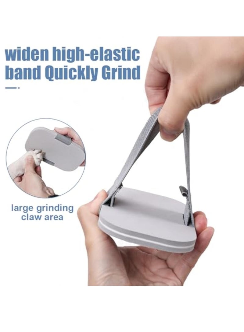 KASTWAVE Dog Nail File, Dog Nail Scratch Board, Dog Scratch Board, with Elastic Band, Polish Pads, Dog Nail Grinder Scratch Board, Stress Free Scratch Pad, for Sensitive Dogs Pet Nails - Image 4