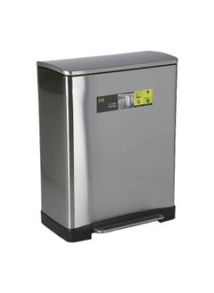 EKO E-Cube Stainless Steel Step Bin Silver 50 L EK9268MT  - Image 1