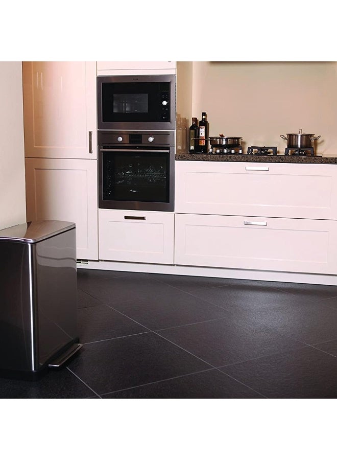 EKO E-Cube Stainless Steel Step Bin Silver 50 L EK9268MT - Image 5
