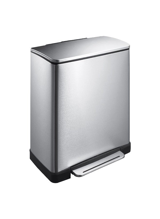 EKO E-Cube Stainless Steel Step Bin Silver 50 L EK9268MT - Image 2