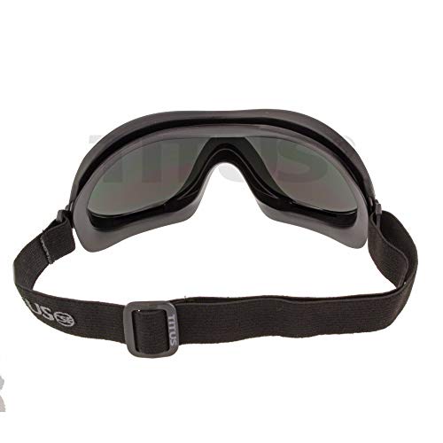 TITUS Motorcycle Riding Padded Sport Goggles (G32 - Single Lens Mirrored) - Image 2