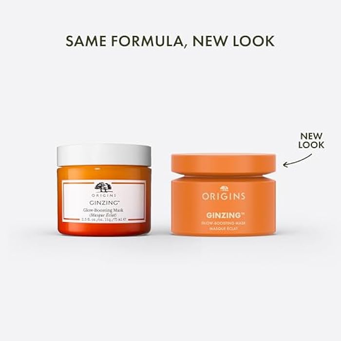 Origins GinZing Glow-Boosting Face Mask | Visibly Brightens Skin Now & Over Time | With Vitamin C & Caffeine from Coffee Beans, 2.5 Fl Oz - Image 2