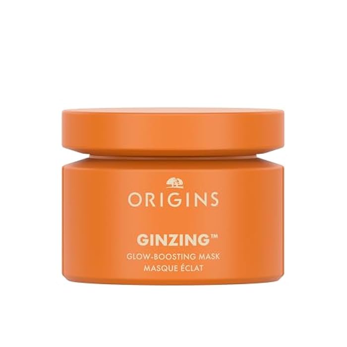 Origins GinZing Glow-Boosting Face Mask | Visibly Brightens Skin Now & Over Time | With Vitamin C & Caffeine from Coffee Beans, 2.5 Fl Oz - Image 1