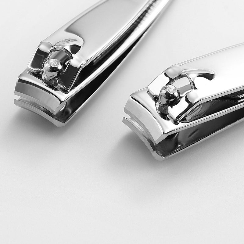 QLL 4 Pcs Nail Clippers for Fingernails and Tonenail by QLL - Swing Out Nail Cleaner/File - Sharpest Stainless Steel Clipper - Wide Easy Press Lever - Nail Cutter - Image 3