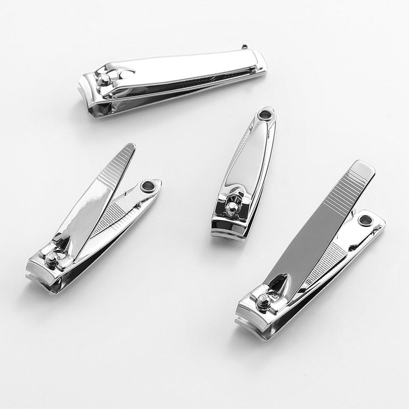 QLL 4 Pcs Nail Clippers for Fingernails and Tonenail by QLL - Swing Out Nail Cleaner/File - Sharpest Stainless Steel Clipper - Wide Easy Press Lever - Nail Cutter - Image 5