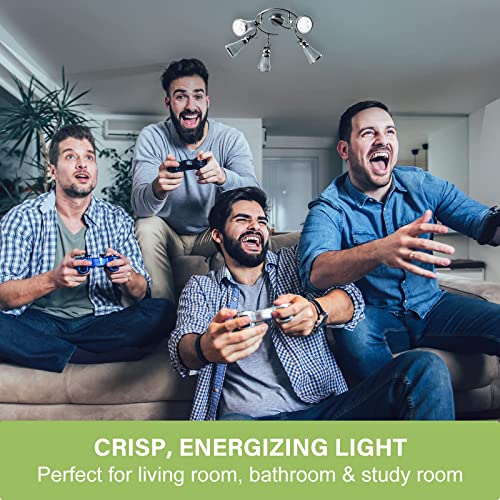 Sigalux GU10 LED Light Bulbs, Dimmable 5000K Daylight White Natural Light, 4.5W 450LM, MR16 LED Bulb Equivalent 50W Halogen Replacement, 35 Degree Spot for Track Light Bulb, Pack of 8 - Image 4