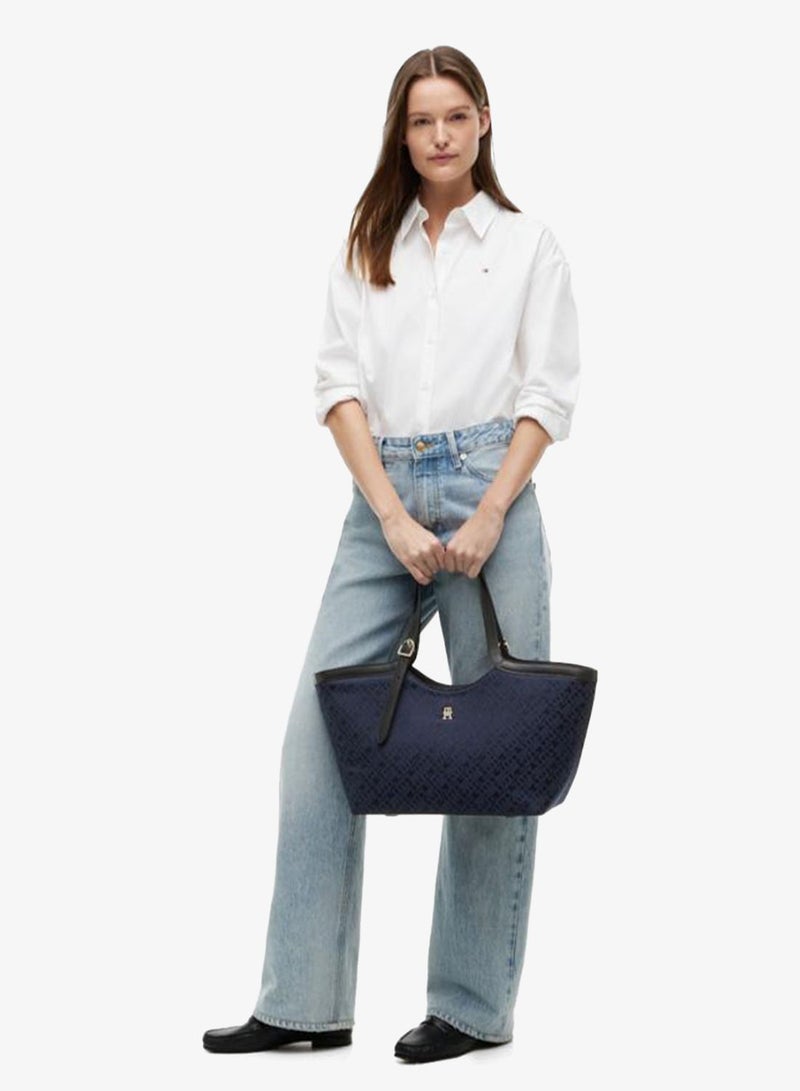 TOMMY HILFIGER TH Monogram Jacquard Tote Bag - Image 2