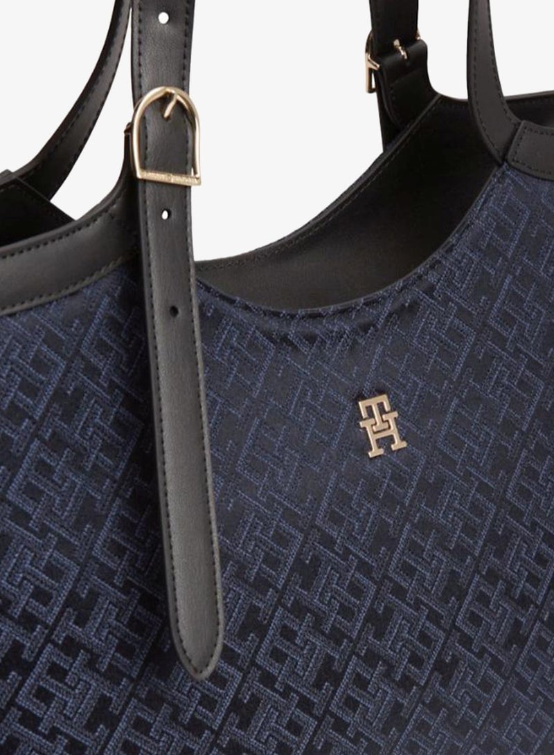 TOMMY HILFIGER TH Monogram Jacquard Tote Bag - Image 5