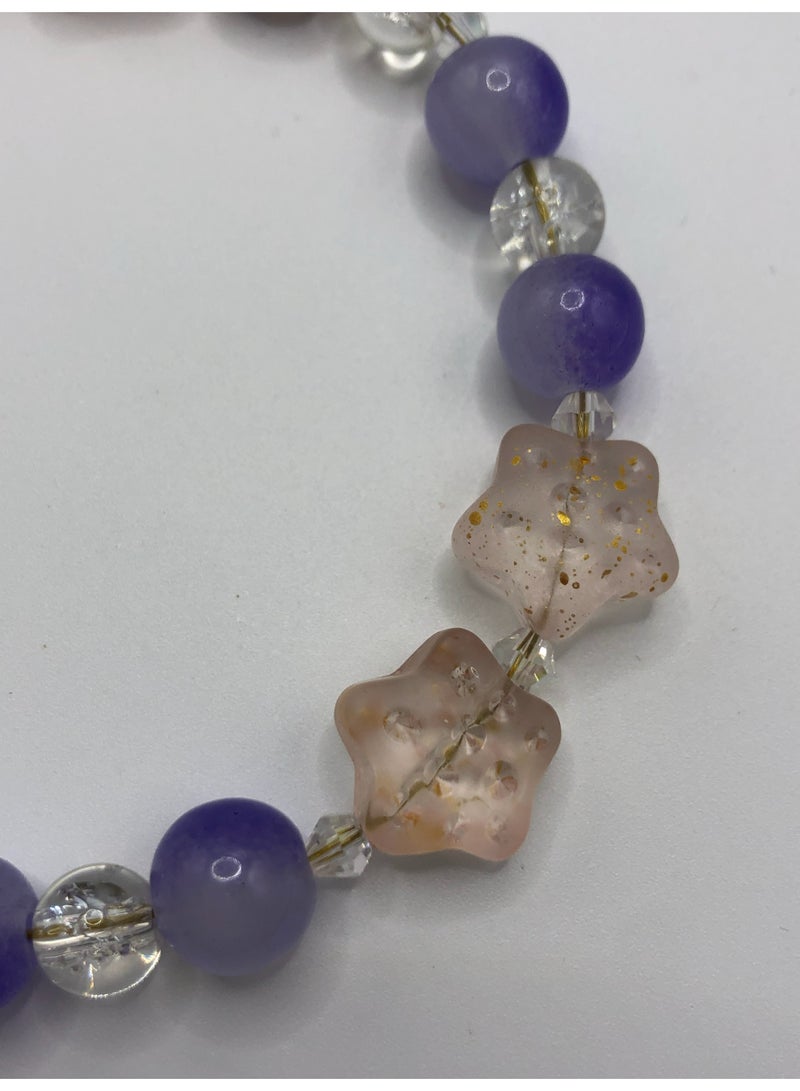 Handmade Premium Crystal Phone Strap-Hibiscus - Image 4