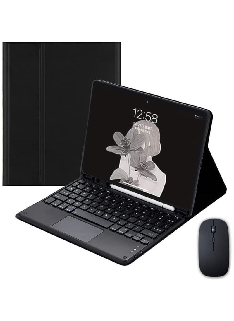 General - Arabic and English Keyboard Case with Mouse and Touch Compatible with ipad mini 6,Magnetic Separate Color Touchpad Keyboard with Pencil Holder,keyboard case for ipad mini 6 - Image 1