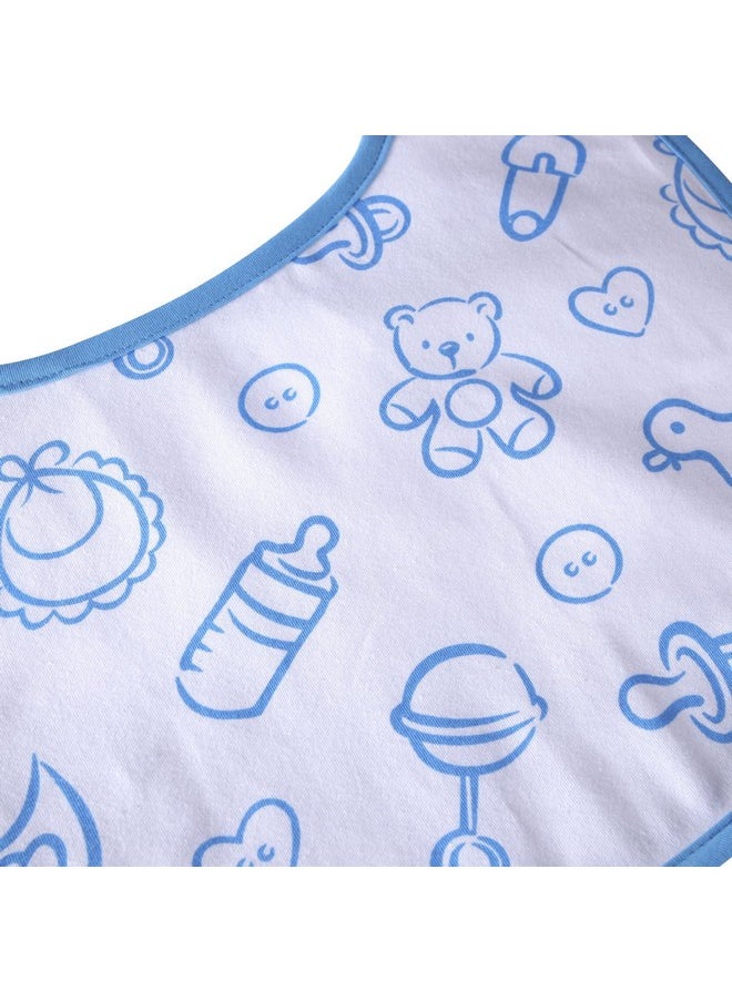 Littleforbig Big Sized Bib 2 Packs Nursery Blue And Pink  - Image 5