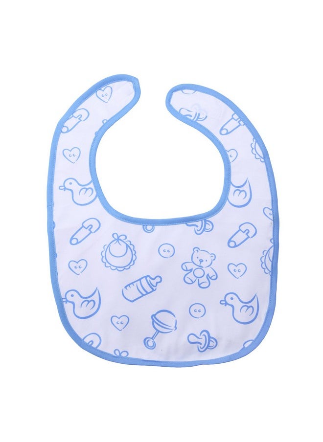 Littleforbig Big Sized Bib 2 Packs Nursery Blue And Pink  - Image 3