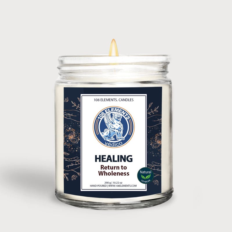 108 ELEMENTS Healing Return to Wholeness Natural Soy Scented Candle 