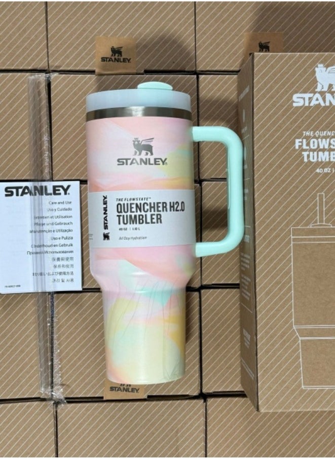 Stanley - Stainless Steel Vacuum Insulated Tumbler with Lid for Water, Iced Tea or Coffee, Smoothie and More, Large Capacity, Good Appearance, Easy to Carry, 40 oz - Image 1