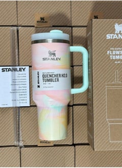 Stainless Steel Vacuum Insulated Tumbler with Lid for Water, Iced Tea or Coffee, Smoothie and More, Large Capacity, Good Appearance, Easy to Carry, 40 oz
